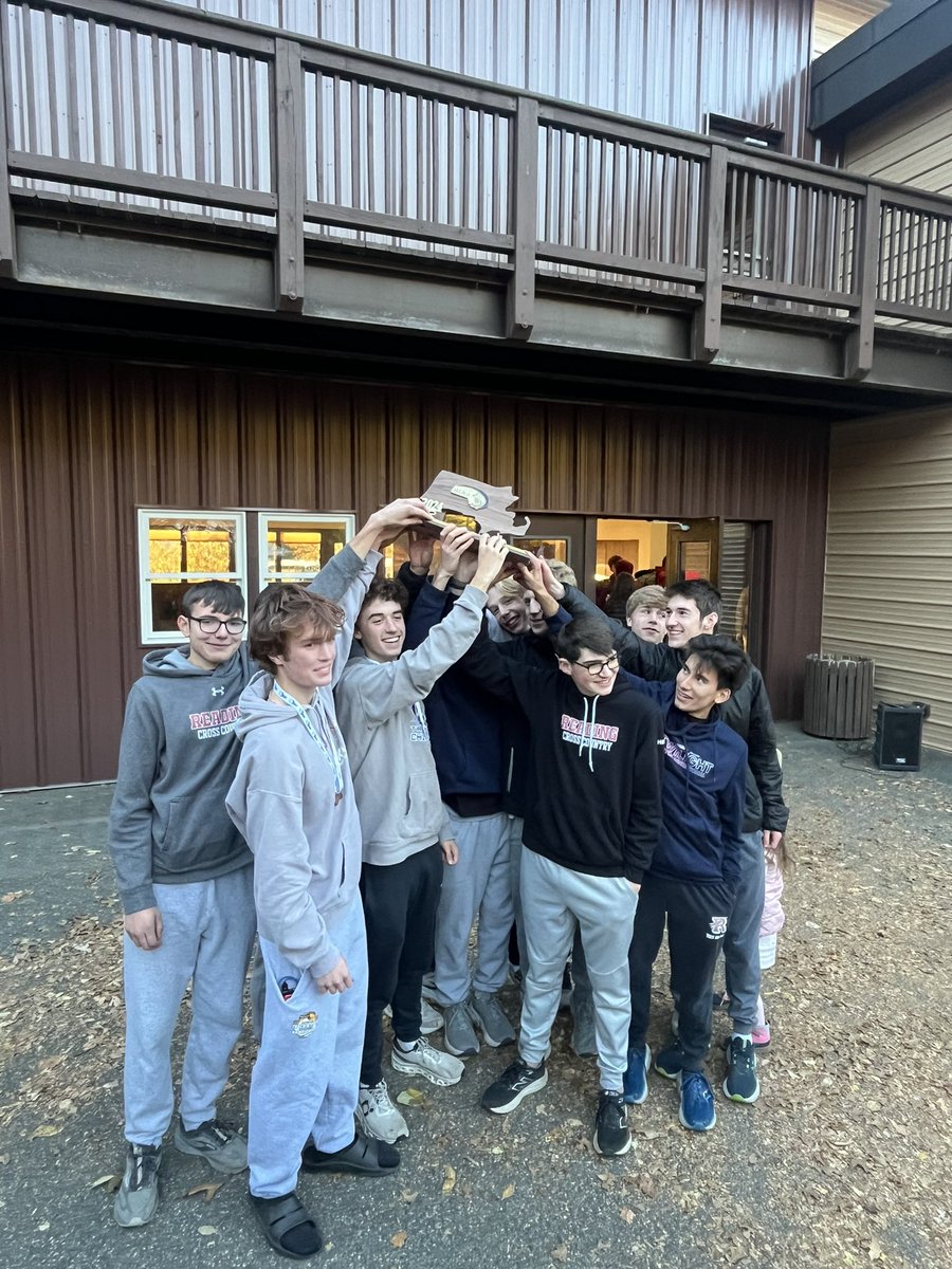 ReadingXC's tweet photo. Very proud of this special group of student athletes  who worked so hard all season and made history by winning the Divisional State Championship on such a challenging Northfield Mountain 5k course.  It took an entire team effort and perfect execution. Great job team! https://t.co/X1qQN364Dn