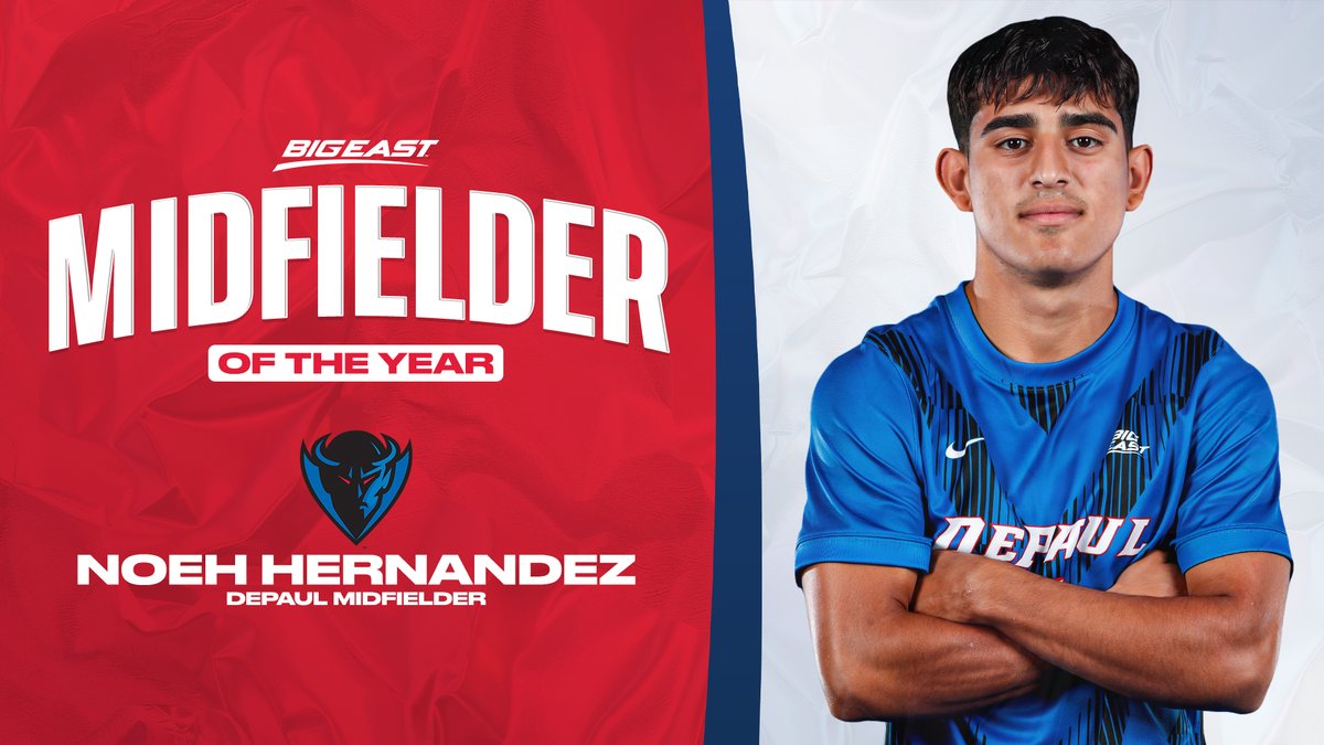 BIGEAST's tweet image. The 2024 BIG EAST Men&apos;s Soccer Midfielder of the Year!