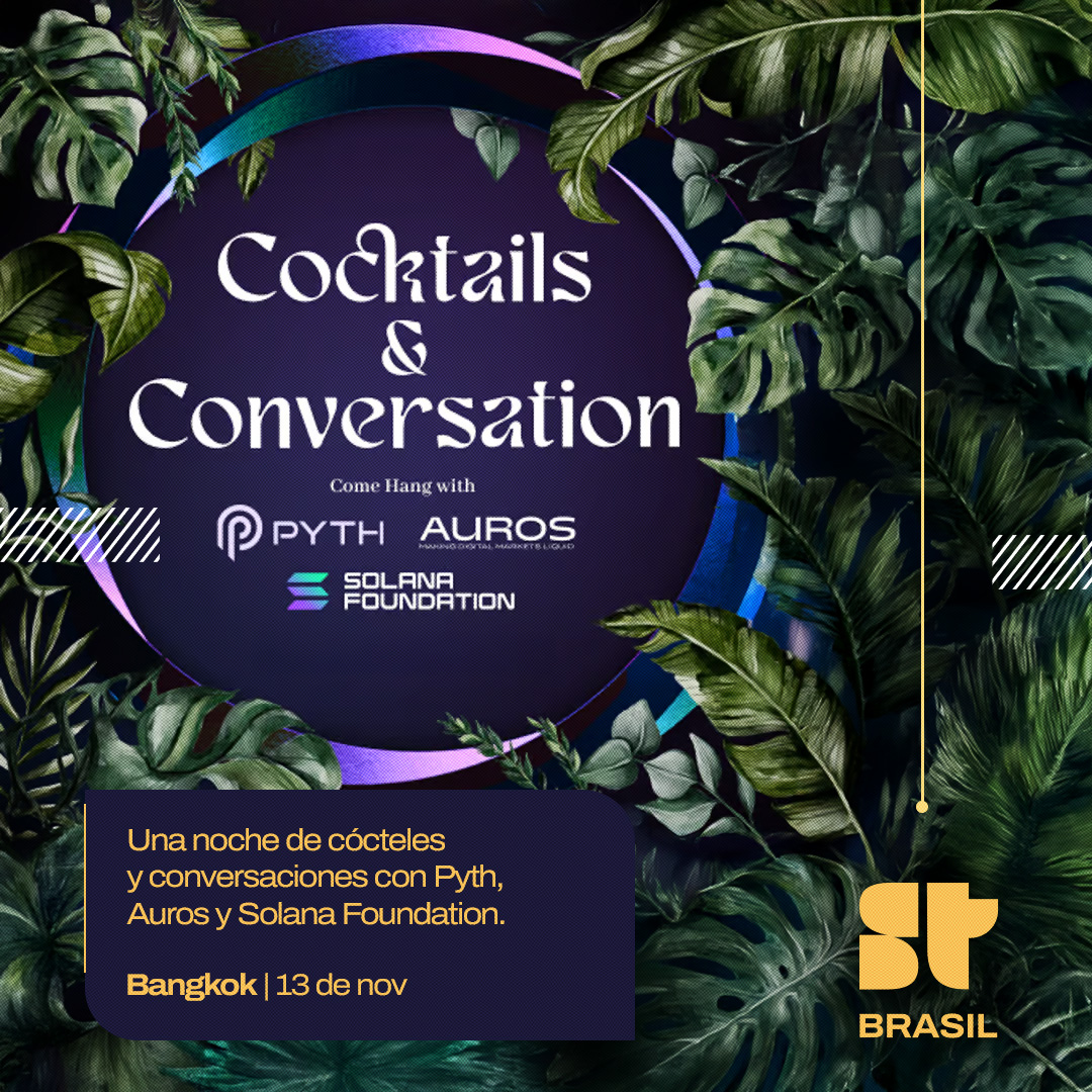 Cuál será tu primer trago de la noche? ¡Cócteles con Pyth, Auros y la Solana Foundation! 🍹 🍷 🍸
@Solana, <a href="/PythNetwork/">Pyth Network 🔮</a>, <a href="/Auros_global/">Auros</a> <a href="/solana/">Solana</a>fndn

lu.ma/e/evt-Fj0QHAcz…