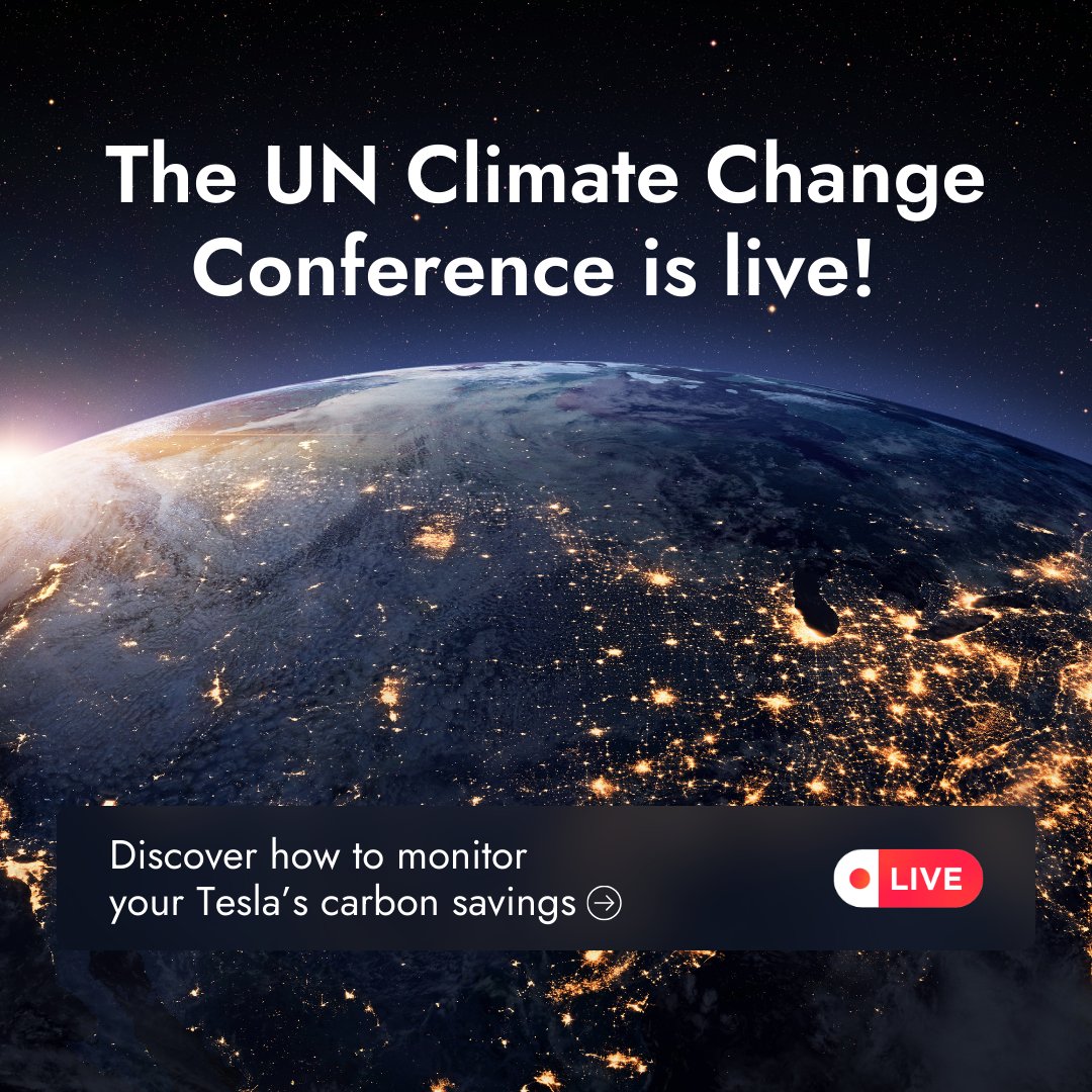 zevaglobal's tweet image. The UN Climate Change Conference is officially live! With ZEVA's Carbon Reduction Tracker, you can see exactly how your EV choices reduce emissions in real-time. Download ZEVA for a free trial! 📲
#UNClimateConference #CarbonFootprint #ZEVA #ClimateAction #TeslaApp