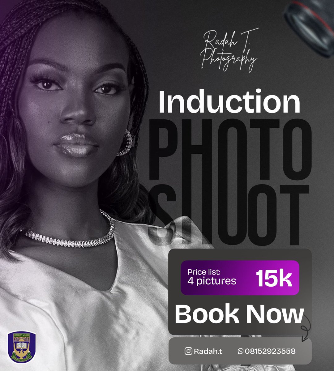 radah_t's tweet photo. @TvPromax @UnilorinNGR @UNILORIN893FM Capture your induction moment in style 📸😌
Don’t let this moment pass without capturing it perfectly,let’s create magic 💯

https://t.co/UX39TQo1kH
https://t.co/TCfykN7Vxa https://t.co/9ApniWr2JX