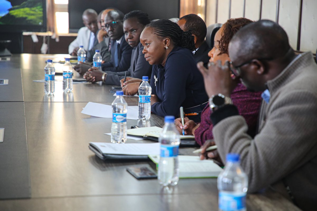 MOH_Kenya's tweet photo. Today, the Cabinet Secretary for Health Dr. @DeboraBarasa met with the Global Fund team, led by Audit Manager Augustine Agyeman-Duah, to assess Kenya’s progress in HIV, TB, and Malaria programs. The meeting highlighted key achievements such as reduced death rates and progress toward treatment targets, with 70% of Kenya’s performance contract aligned with Global Fund priorities.

Kenya’s programs have been bolstered by strong governance, effective government integration, and enhanced financial reporting. The Cabinet Secretary expressed  optimism about reaching the 95-95-95 targets and acknowledged the Global Fund’s unique support for community and private sector health initiatives. Dr. Ruth Masha, CEO of the @nsdcc_kenya,  Dr. Isaak Bashir, Head of Dept of Family Health, Dr Rose Wafula lead @NASCOP were also in attendance among others.