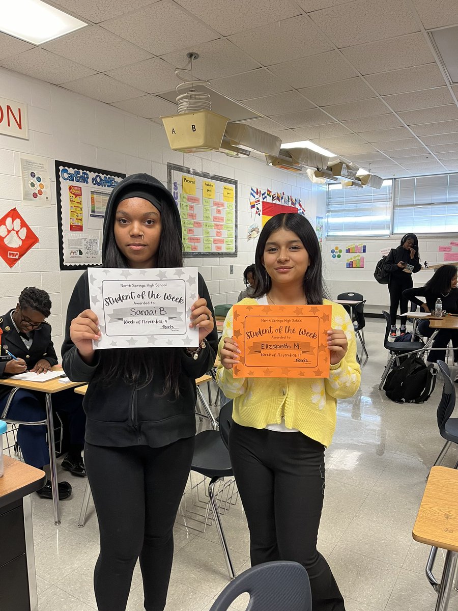 Felicidades Sanaai and Elisabeth! #WeArePROS <a href="/fcspbis/">FCSPBIS</a> <a href="/FCS_NSHS_Princ/">Scott Hanson</a>