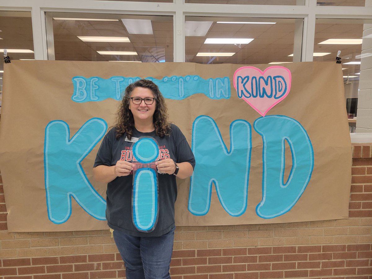 Leslie J Johns (@mrsljjohns) on Twitter photo Be the "I" in kindness this week! Don't forget to wear blue tomorrow for #WorldKindnessDay !
<a href="/TES_hcs/">Tussahaw Elementary</a> #artteacher Be the "I" in kindness this week! Don't forget to wear blue tomorrow for #WorldKindnessDay !
<a href="/TES_hcs/">Tussahaw Elementary</a> #artteacher