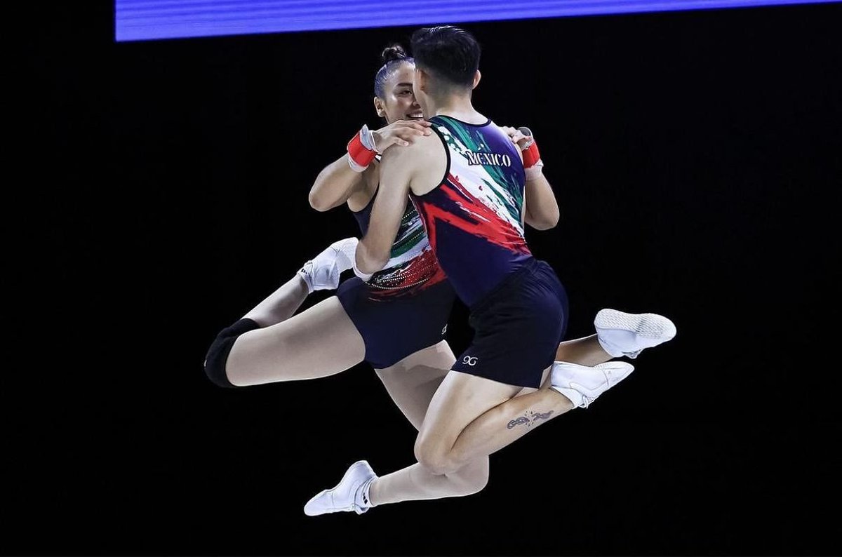 COM_Mexico's tweet photo. ¡Todo listo para la acción! La selección mexicana de gimnasia aeróbica, encabezada por el subcampeón panamericano de Lima 2023, @IvanVelozV, competirá desde este miércoles en el Campeonato Panamericano y Copa Panamericana de Clubes en Panamá.

#TodosSomosOlímpicos https://t.co/NQD4Z0rbDX