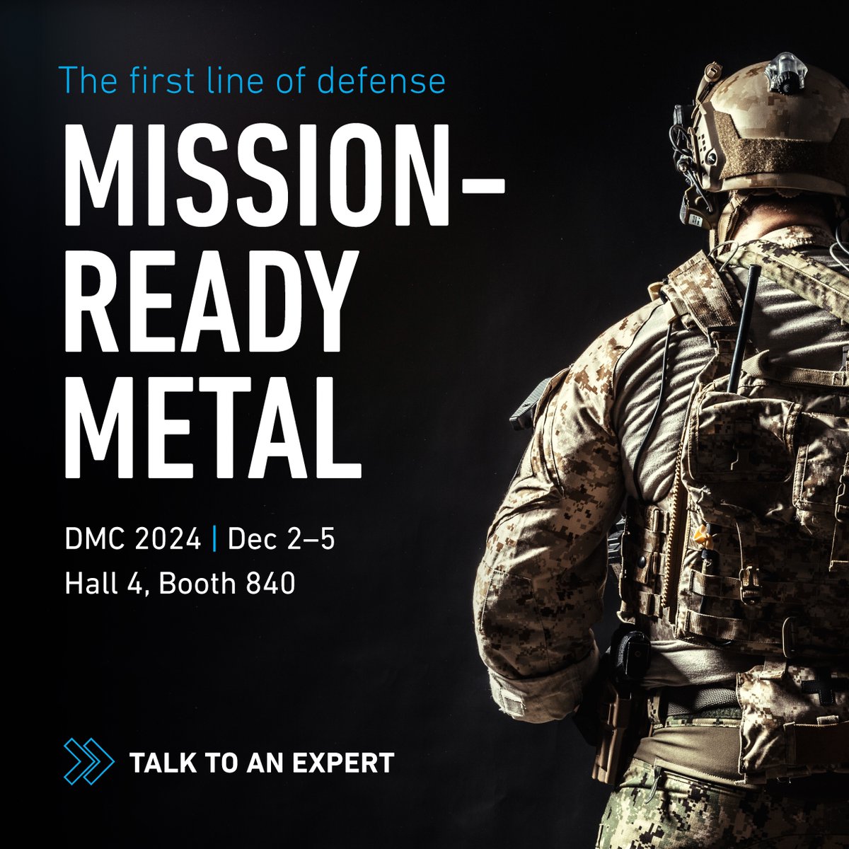 CarpenterTech's tweet image. Join us at #DMC2024 to discover how our advanced materials enhance defense manufacturing with durability and precision. Visit Booth #840 in Exhibit Hall 4 at the Austin Convention Center from 12/2-12/5, and let’s discuss how we can support your mission-critical applications.