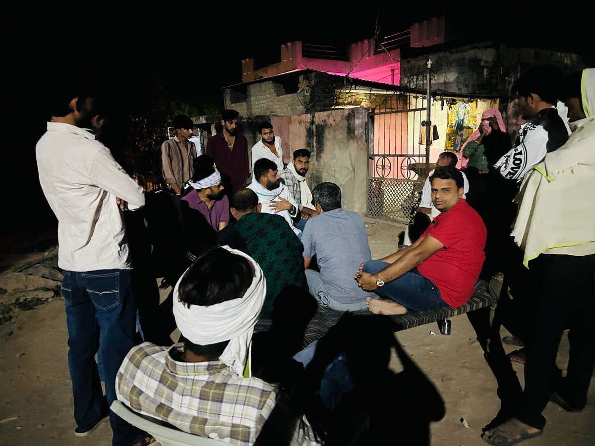 अलीनगर में नरेश भाई के समर्थन के लिए रात्रि चौपाल..!