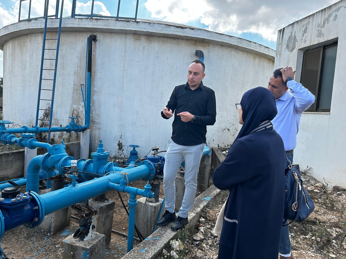 🌍💧 Under the BlueDeal &amp; WaterWorX programmes, the Joint Service Council North-West Jerusalem recently visited Salfit Municipality. Together, they exchanged valuable insights on water management, including NRW reduction, asset registration, and GIS planning.
 #Waternews