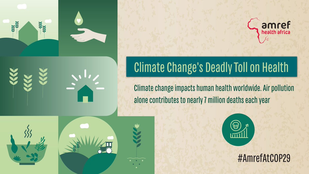 Resilient health systems are essential for a climate-ready future. Investing in sustainable, climate-proof health solutions today will secure healthier communities tomorrow. #AmrefAtCOP29 #COP29