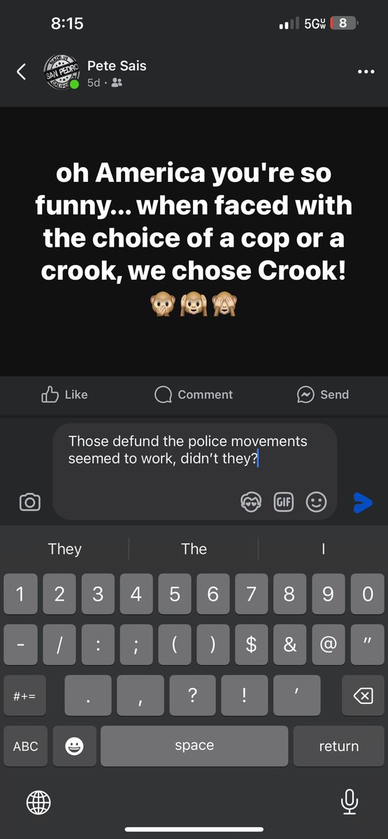 I love my friends but I had to 🤣