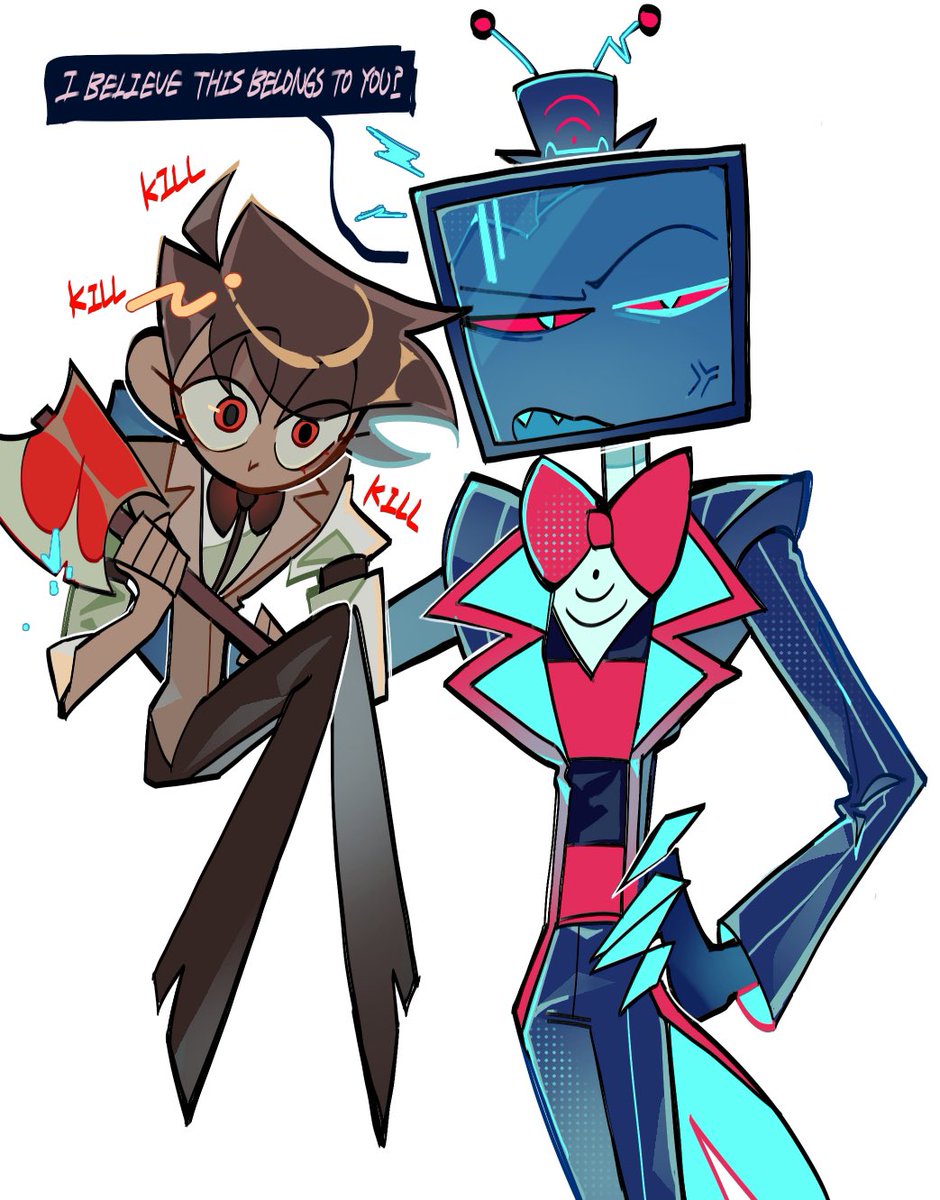 #voxhazbinhotel #humanalastor #alastorhazbinhotel 
펜을 개두껍게써보았다