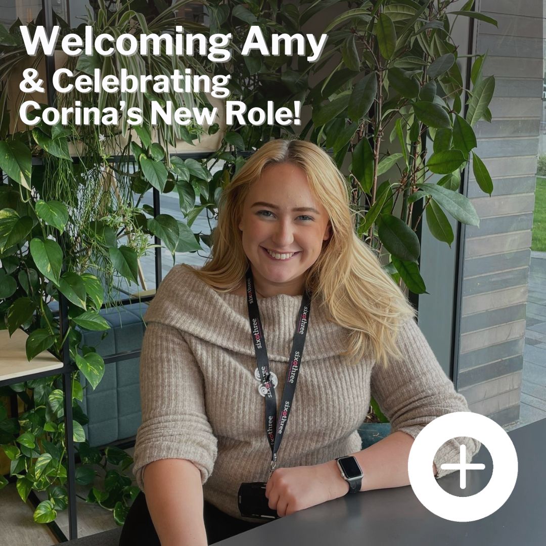 Exciting times at Sixothree Marketing! We’re thrilled to welcome Amy Pickup as our new Digital Marketing Executive and celebrate Corina Briody’s new role as Client Account Manager. Read more: sixothree.co.uk/2024/11/12/wel…