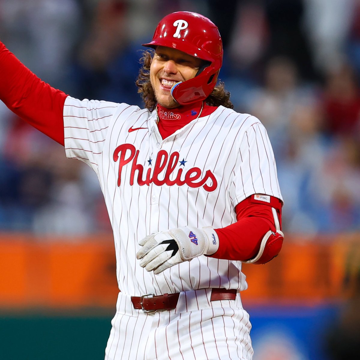 BRWalkoff's tweet photo. Alec Bohm is on the trade block with the Phillies looking to 'shake up their team' after NLDS loss to Mets, per @JeffPassan https://t.co/AnRd8wfRUR