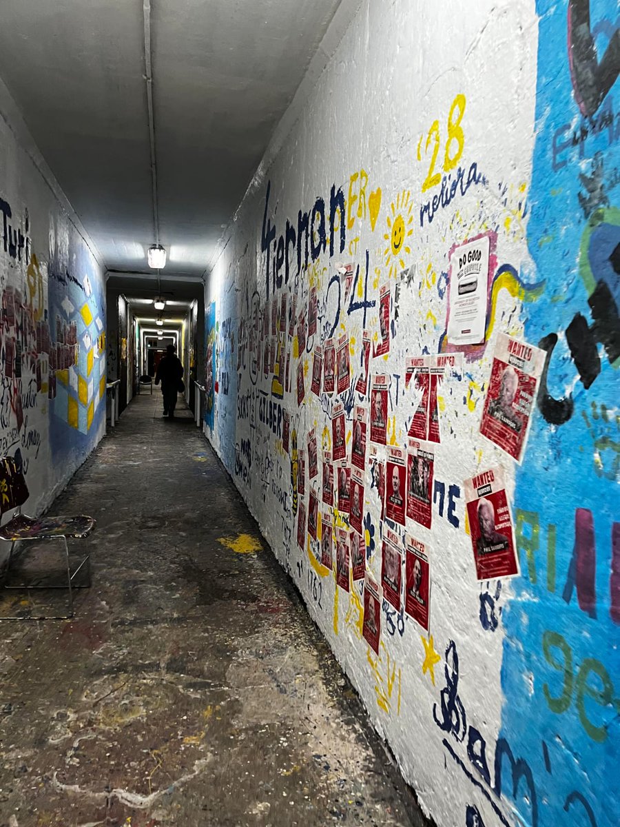 StopAntisemites's tweet photo. The @UofR underground tunnel system has been vandalized with "wanted" posters of Jewish faculty members, including Hillel leaders, targeting them with threats.

These posters insinuate a call for violence. Yet, these same students accuse Hillel leaders of falsely labeling anti-Jewish protestors as violent—the irony is overwhelming.

This antisemitic intimidation should not be tolerated.

A full investigation is needed, and expulsion should be on the table for those involved.