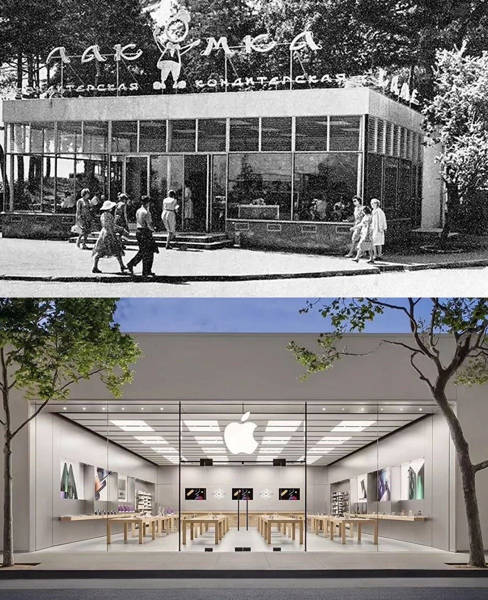 gomezdetejada's tweet photo. La arquitectura soviética como influencia de los centros de Apple. https://t.co/9fisTuPzyG