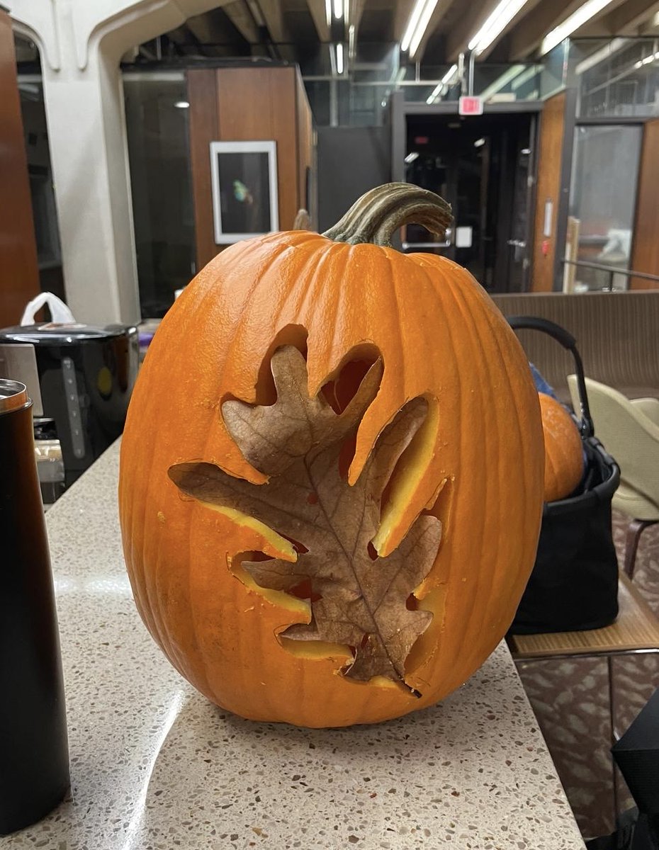 A little belated, but the Center for Green Chemistry and Green Engineering recently celebrated Halloween with a fun pumpkin carving session! It was a great chance for team members to connect, get creative, and enjoy the season together. #GreenChemistry #GreenEngineering 🎃
