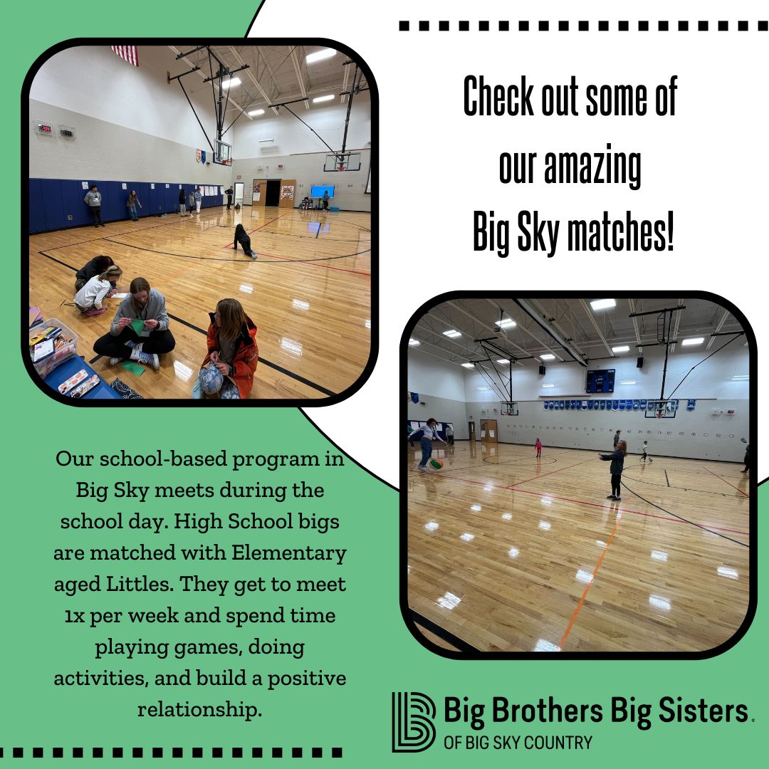 BBBSBSCountry's tweet photo. Our Big Sky site-based program is up and running! It is growing with over 20 new enrollments for the 2024-2025 school year!
We can't wait to see how these matches grow this year!

#bigskymontana #sitebased #mentorshipmatters #bigbrothersbigsisters https://t.co/3sOc1csmEG