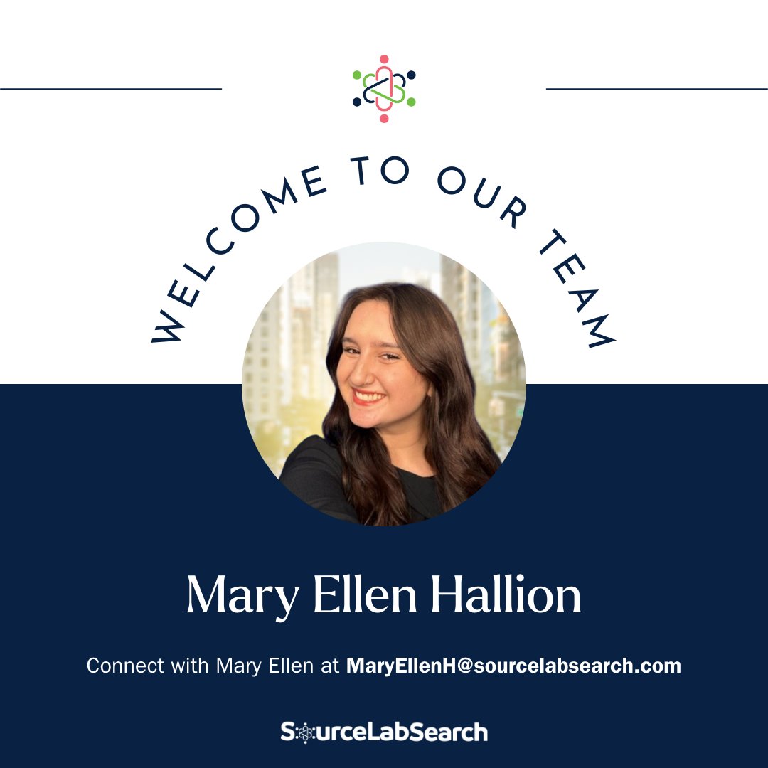 Please join us in welcoming Mary Ellen to the SourceLab team! Mary Ellen joins our NYC headquarters as a Business Development Strategist. 

Reach out to her to learn how SLS can connect you with top-tier talent across digital media, marketing, creative, life sciences, and more!