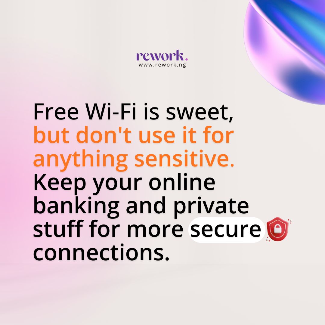 reworkng's tweet photo. No talk say I no tell you...
#rework
#TechTips 
#CyberSecurity https://t.co/qSaadtcs49