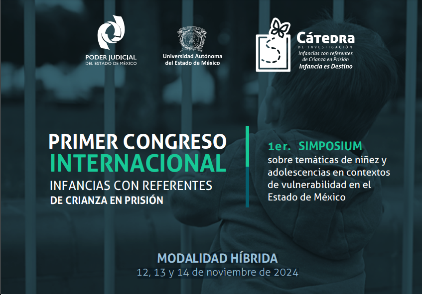 DI_UAEMex's tweet photo. INVITACIÓN 
PRIMER CONGRESO INTERNACIONAL INFANCIAS CON REFERENTES DE CRIANZA EN PRISIÓN.
👉MODALIDAD HÍBRIDA 
📆12, 13 y 14 de noviembre,2024
#SomosUAEMéx 💚💛 https://t.co/MXOieyjgs9