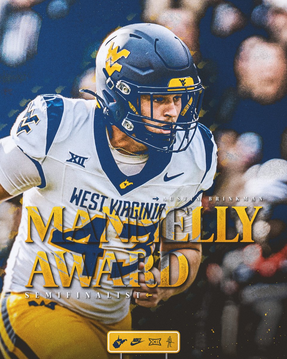 West Virginia Football (@wvufootball) on Twitter photo βοΈ ππππ«π’ππ€ πππ§π§ππ₯π₯π² ππ°ππ«π πππ¦π’ππ’π§ππ₯π’π¬π: <a href="/b17_austin/">Austin Brinkman</a>
#HailWV βοΈ ππππ«π’ππ€ πππ§π§ππ₯π₯π² ππ°ππ«π πππ¦π’ππ’π§ππ₯π’π¬π: <a href="/b17_austin/">Austin Brinkman</a>
#HailWV