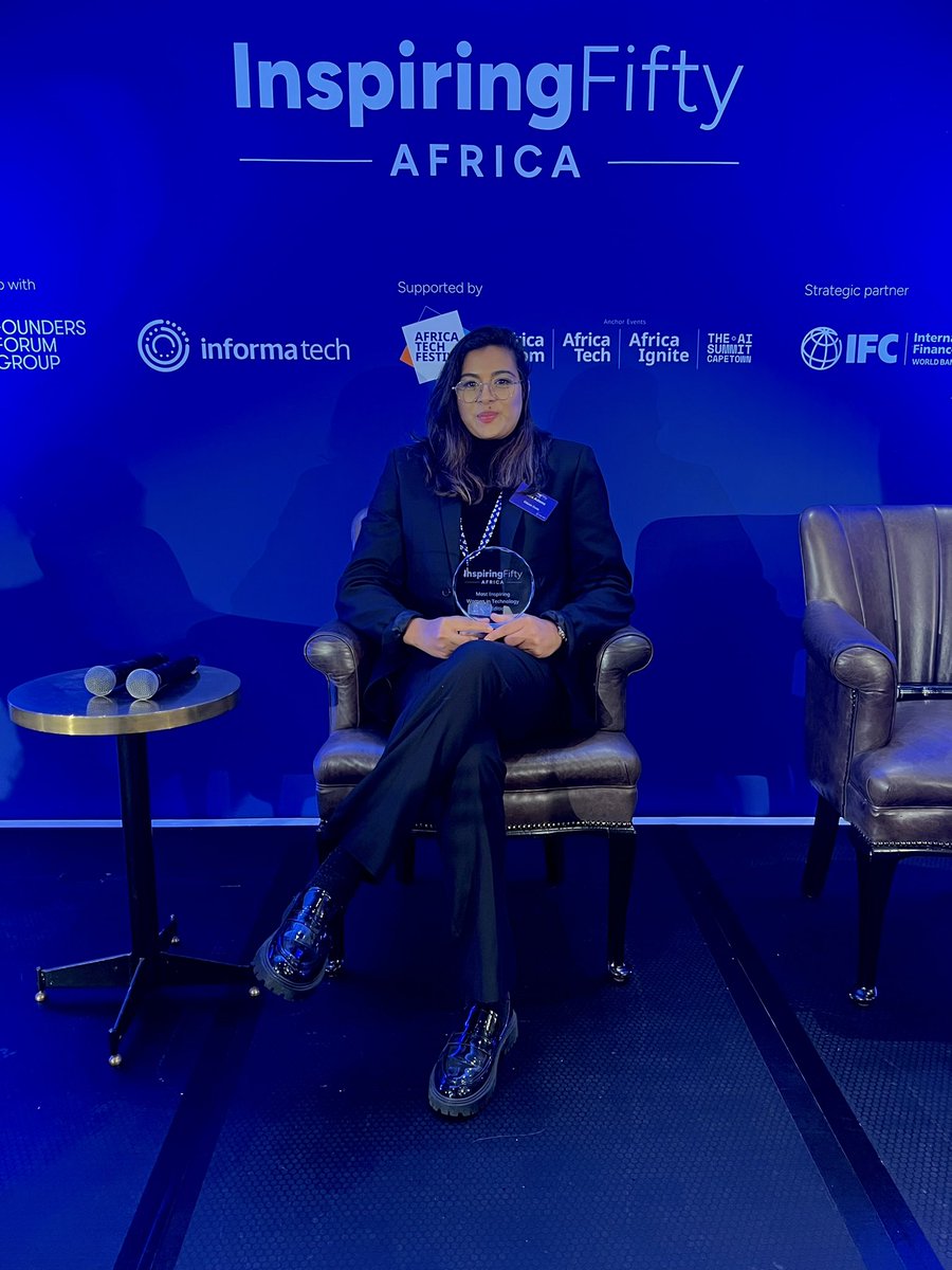 real_lisa_adams's tweet image. This award comes at a pivotal moment for me, marking a truly special close to this year.

I’m incredibly grateful and honoured to be recognized as a winner of the Top 50 Inspiring Women in Technology in Africa (InspiringFifty) as we kick off Africa Tech Week. Being among these…