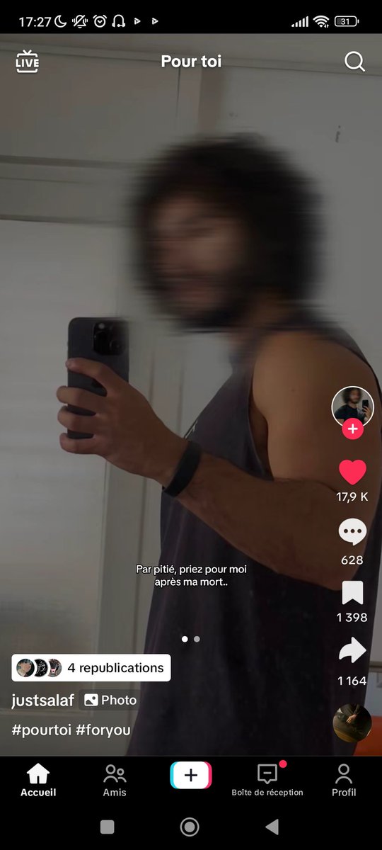 envlestalls's tweet photo. Tiktok d'un frère récemment décédé d'un cancer, qu'Allah lui facilite les prochaines épreuves et son jugement https://t.co/uP2nHe4JGv