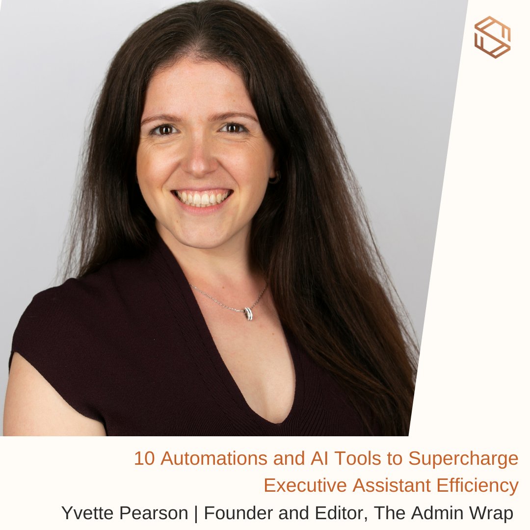 Learn more about how leveraging AI can improve efficiency in your role from our latest guest blogger, Yvette Pearson. Tips are available now at hubs.la/Q02XWRv40