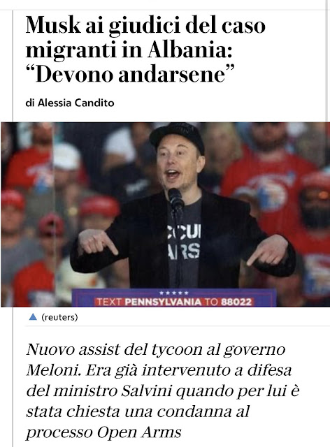 viaggrego's tweet photo. Le #Toghe #Rosse #Italiane "#Ammonite e #Denigrate" persino da #ElonMusk: gli son Bastate poche #Parole per affermare che: "#Devono #Andarsene"! https://t.co/WU77uNv617 https://t.co/RLRZQ65gH0