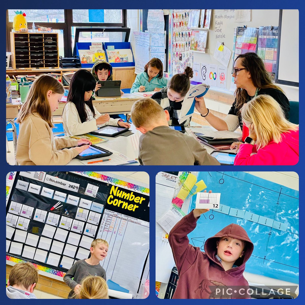 Hooray for 3rd Grade! <a href="/MrsSwallows03/">Melissa Swallows</a> &amp; <a href="/FAN3rdgrade/">Mrs. Nedic</a> classes taking on a little bit of everything this morning… collaboration, reading rockstars &amp; peers leading peers! 🙌 #dg58pride #fa58share