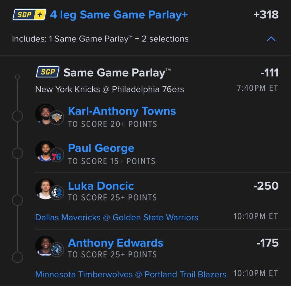 Bigbetsbrand123's tweet image. 4 Leg Points Parlay

Good Luck If Tailing🍀

#GamblingX #NBA #MrBigBets