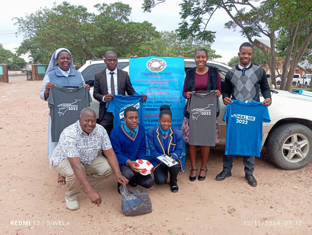 MARCFT1's tweet photo. MARCFT donates sports wear to Shingirirai college.@CARITAS @AllianceofCBOs @EuropaLeague @@hivos https://t.co/8Xh2y93iu9