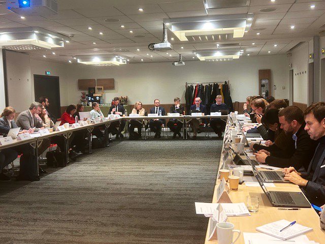 EU_ISS's tweet photo. We were delighted to host the COTRA away-day in Paris last week. EUISS experts &amp; COTRA delegates engaged in scenario-based exercises and reflected on the impact of the US elections on EU &amp; future transatlantic relations. https://t.co/qruANLB42e