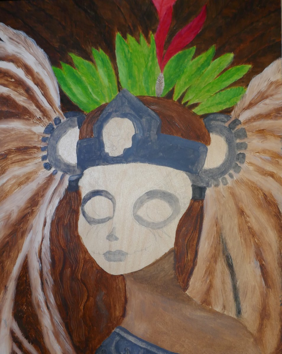 WIP Work in Progress! Original Big Eye Dia de los Muertos / Day of the Dead Fantasy #Painting

I'm just blocking in some basics, much more remains to go for just the underpainting itself, but I hold that some progress is better than no progress at all...  

#wip #workinprogress