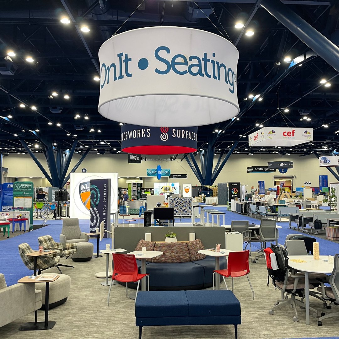SitOnItSeating's tweet image. The expo hall is open! If you&apos;re at EDspaces 2024, visit us at booth 1747!
#EDspaces
#educationsolutions
#sitonitseating