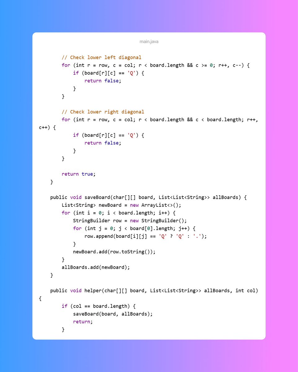 _Devang_r_'s tweet image. Solve BackTracking Basic and Advance Problem and learn more about BackTracking!!
