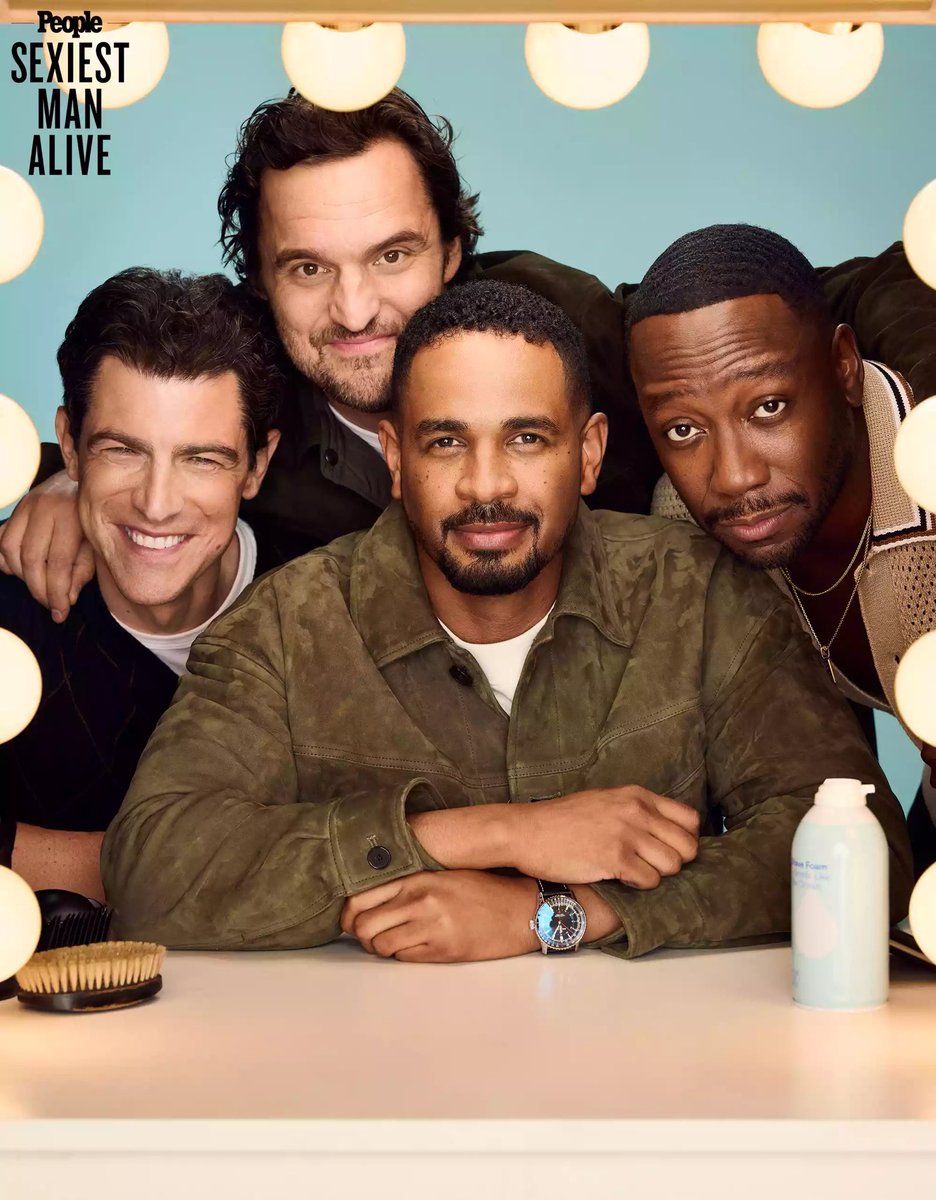 The men of ‘New Girl’ reunite for People’s Sexiest Man Alive issue.