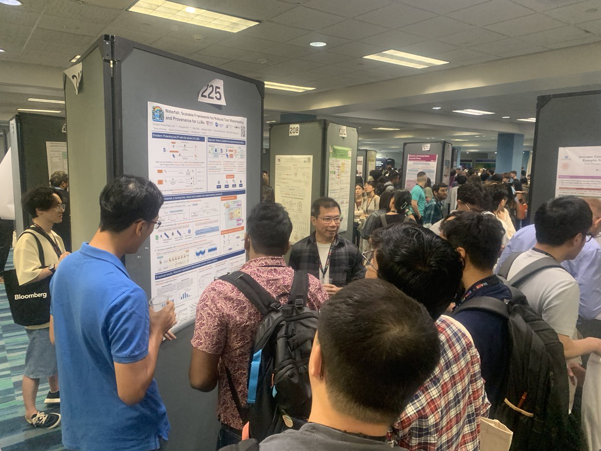 Bryan Kian Hsiang Low (@bryanklow) on Twitter photo <a href="/greglau/">Gregory Lau</a> <a href="/xinyuan3142/">Xinyuan</a> presenting Waterfall framework for text #Watermarking to protect IP/copyrights of text for #LLM data provenance <a href="/emnlpmeeting/">EMNLP 2025</a> #EMNLP2024!!! <a href="/greglau/">Gregory Lau</a> <a href="/xinyuan3142/">Xinyuan</a> presenting Waterfall framework for text #Watermarking to protect IP/copyrights of text for #LLM data provenance <a href="/emnlpmeeting/">EMNLP 2025</a> #EMNLP2024!!!