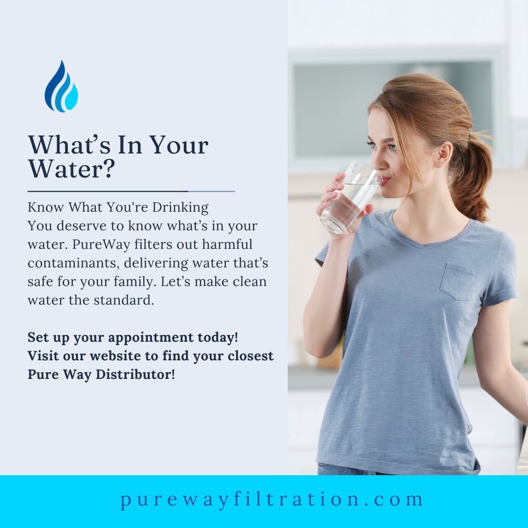 PWFTheVillages's tweet photo. 💧 What's In Your Water?

You have the right to know what’s in the water you and your family drink every day. 

✨ Make clean water the standard in your home✨

Schedule your appointment today

🌐 https://t.co/t1JmSfl27k

#PureWayFiltration #CleanWater #SafeWater #WaterFiltration https://t.co/uKMUG9bBsP