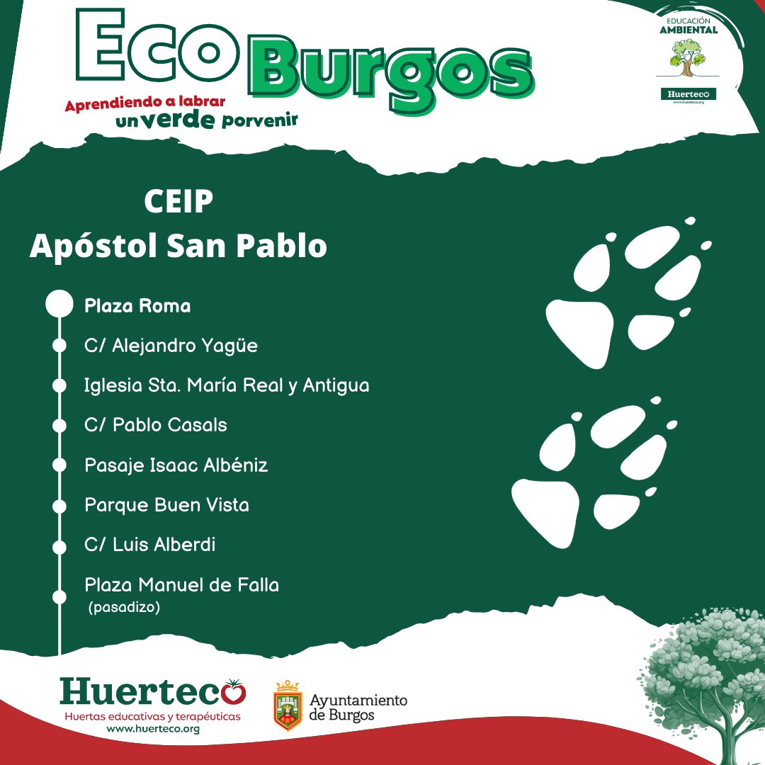 Huerteco1's tweet image. 🦊¡Sigue  el rastro del zorro! Descubre las huellas que te llevarán a un  espléndido mural📷 #FaunaLocal #ArteYNaturaleza #EducaciónAmbiental #Huerteco