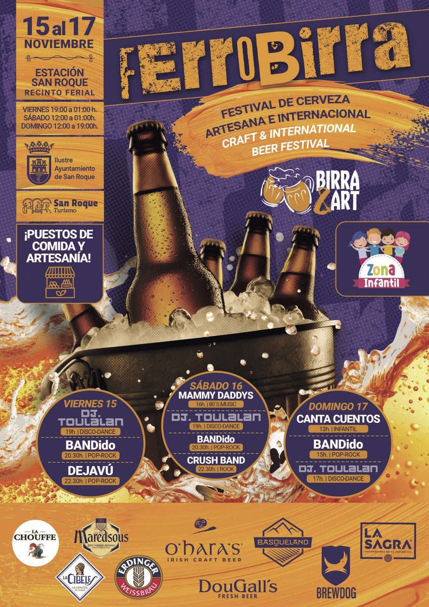 BirraTravel's tweet photo. 🍻FerroBirra 2024: la #cervezaartesana hace parada este fin de semana en la Estación de #SanRoque: https://t.co/WTcHY5cPVC https://t.co/BjPHKpfMCT