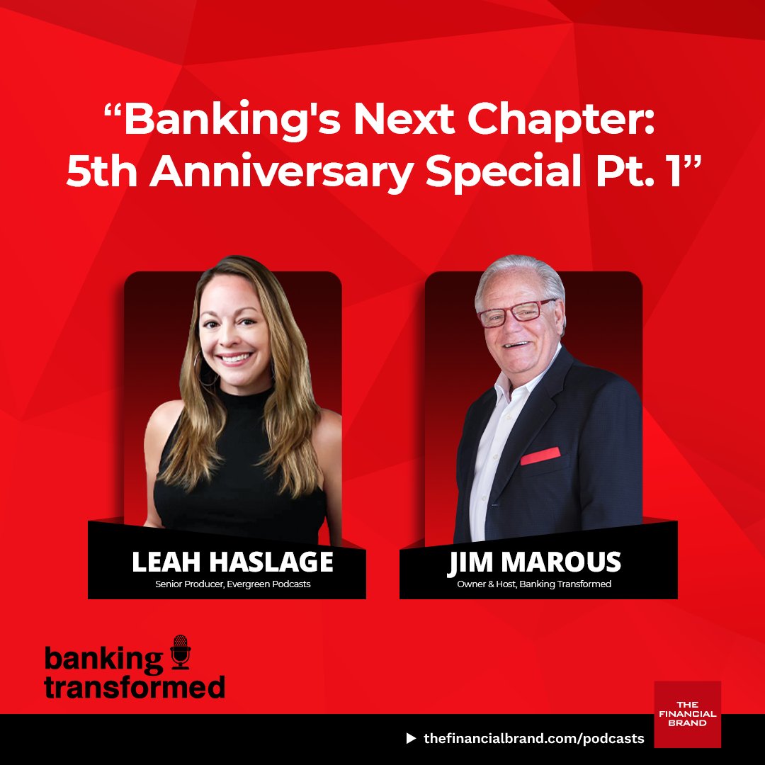 Fifth Anniversary Special
The Transformation of Banking - Banking's Next Chapter

thefinancialbrand.com/banking-podcas…

#banking #future #transformation #AI <a href="/ClevelandLeah/">Leah* Haslage</a>  <a href="/StreamEvergreen/">Evergreen Podcasts</a> <a href="/provokemgmt/">Provoke Management</a>