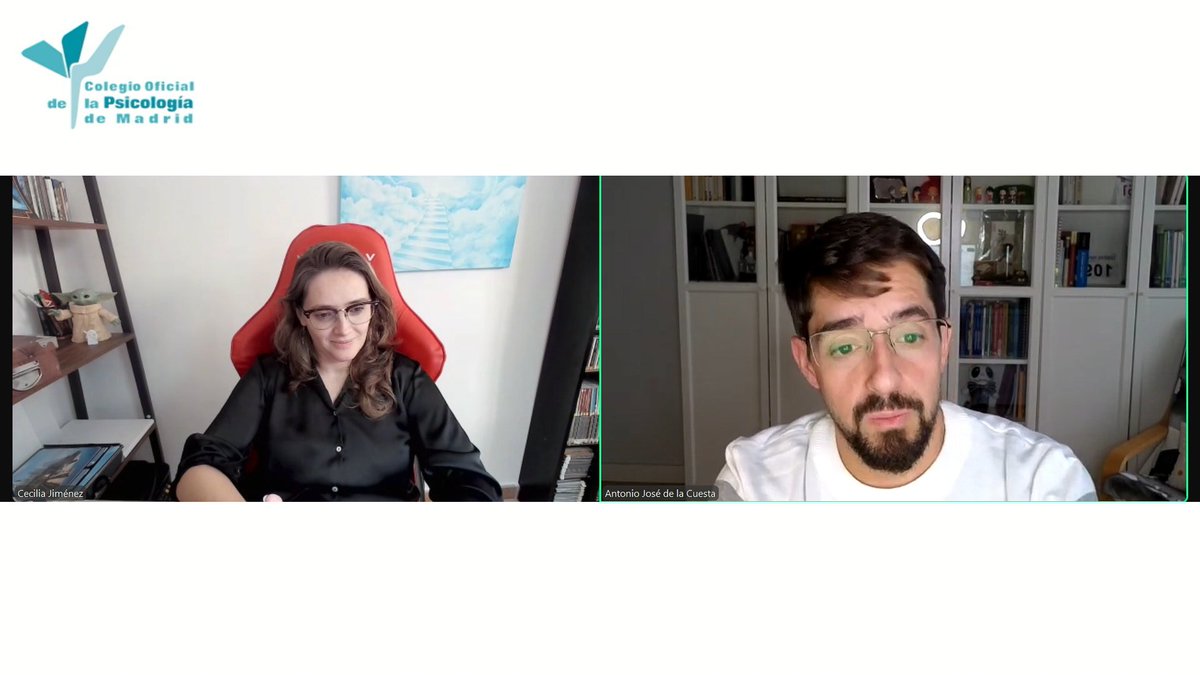 Taller de la #SemanaDeLaCiencia 

<a href="/adelacues/">Antonio J. de la Cuesta</a> y Cecilia Jiménez, del Grupo de Trabajo Psicología, Videojuegos y Esports del Colegio, abordan el buen uso de la #InteligenciaArtificial en el fomento de una práctica positiva de los videojuegos.