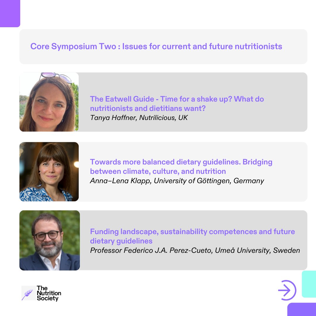 NutritionSoc's tweet photo. Winter Conference: Symposium Two explores issues of current #dietaryguidelines for current and future #nutritionists. Our full programme is available on our website.
π
21-22 January 2025
πLondon
Register now https://t.co/g9XvNv9Sxi
#nutrition #dietaryguidelines #eatwellguide https://t.co/ueAjAOXeRN