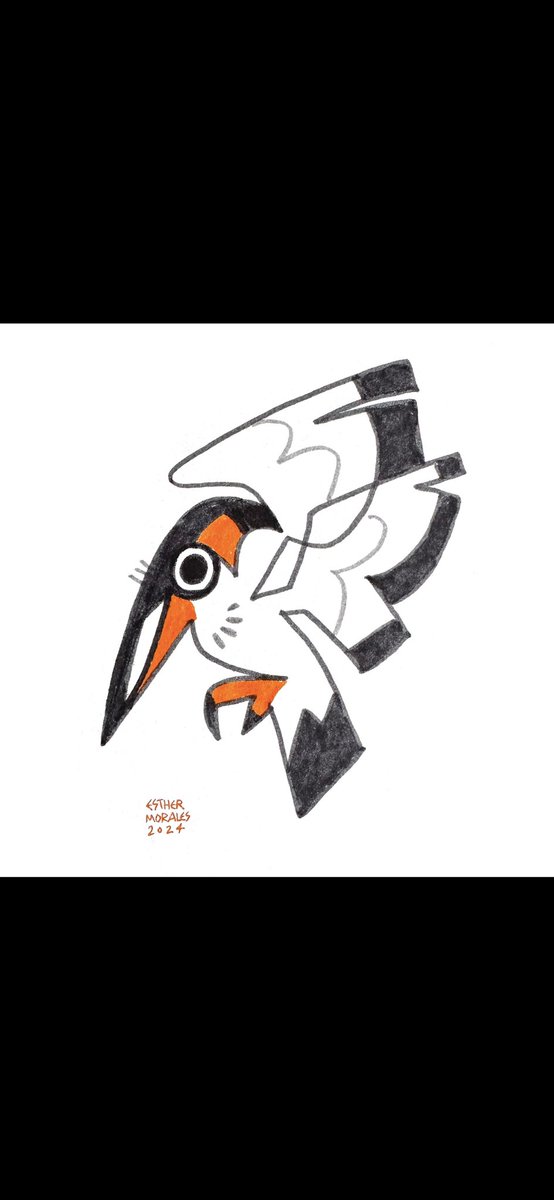 EstherMononoke's tweet photo. Litte Kingfishers on Japanese postcard paper for my patron’s original rewards! I love the proportions of this type of bird 🧡💙 https://t.co/3INfQBt9cl