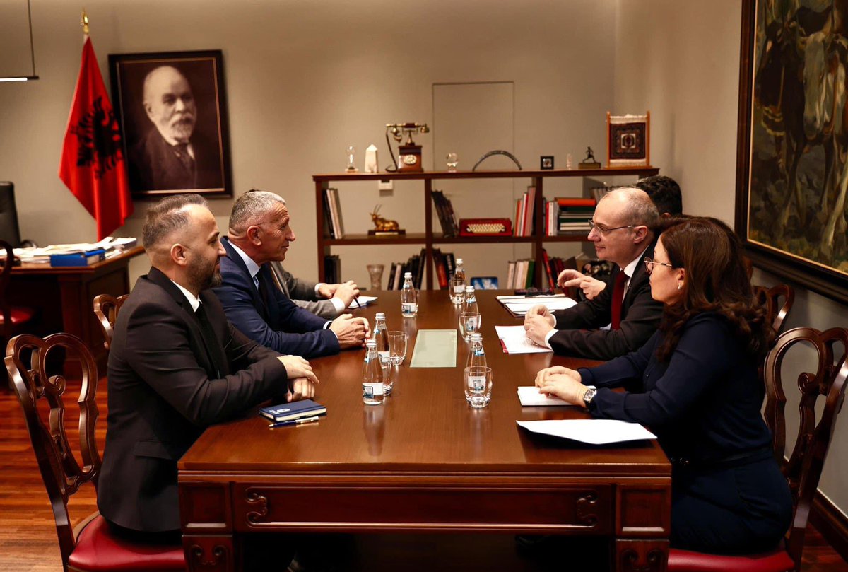 Intensive day in Tirana🇦🇱,where in separate meetings with President of Albania,H.E <a href="/BajramBegajAL/">Bajram Begaj</a> ,Speaker of the Parliament 🇦🇱, <a href="/elisaspiropali/">Elisa Spiropali</a> ,Minister for Europe and Foreign Affairs 🇦🇱 <a href="/IgliHasani/">Igli Hasani</a> ,had the chance to discuss about issues relating albanians in Presevo Valley!