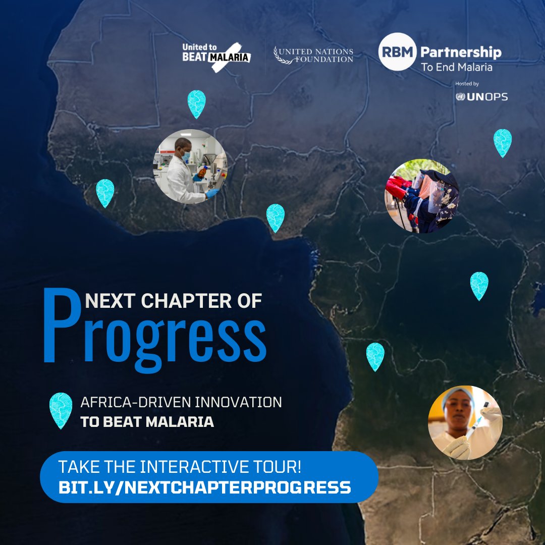 RebeccaMaxie's tweet photo. What does progress look like in the fight against malaria?

Locally driven partnerships across Africa can give us the answer. Through innovation, we’re entering the #NextChapterOfProgress against malaria: https://t.co/VRVh3909v5

Created by @endmalaria &amp; @beatmalaria https://t.co/sSxlpY5cio