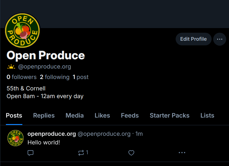 Open Produce tweet media
