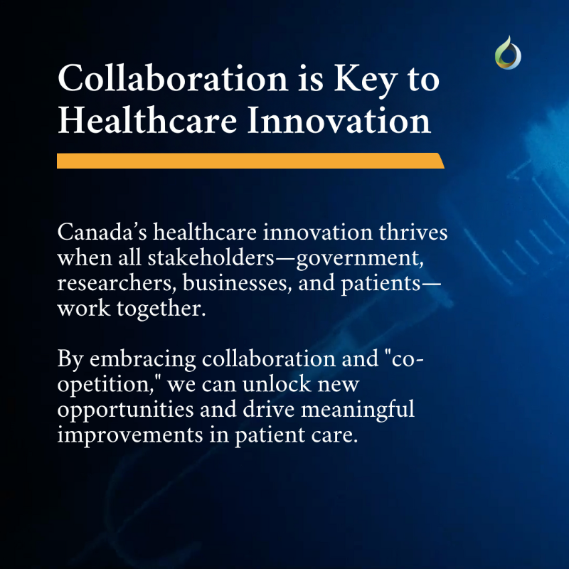 FuturEconomy's tweet photo. ❌ Myth: Competition drives the best innovation in healthcare.

✅ Truth: It’s not competition but co-opetition that will push Canadian healthcare to the next level.

Check out the #FutureOfHealth interview with Alison Evans, @ResearchCda, hosted by Brigitte Nolet, @RocheCanada