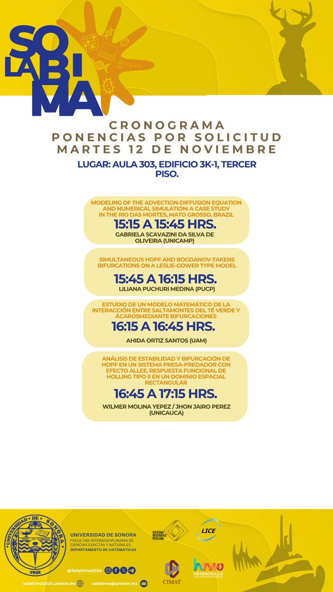 Nuestro segundo día de actividades ha iniciado, los invitamos a acompañarnos #SoLaBiMa2024 ☀️☀️ 2/2